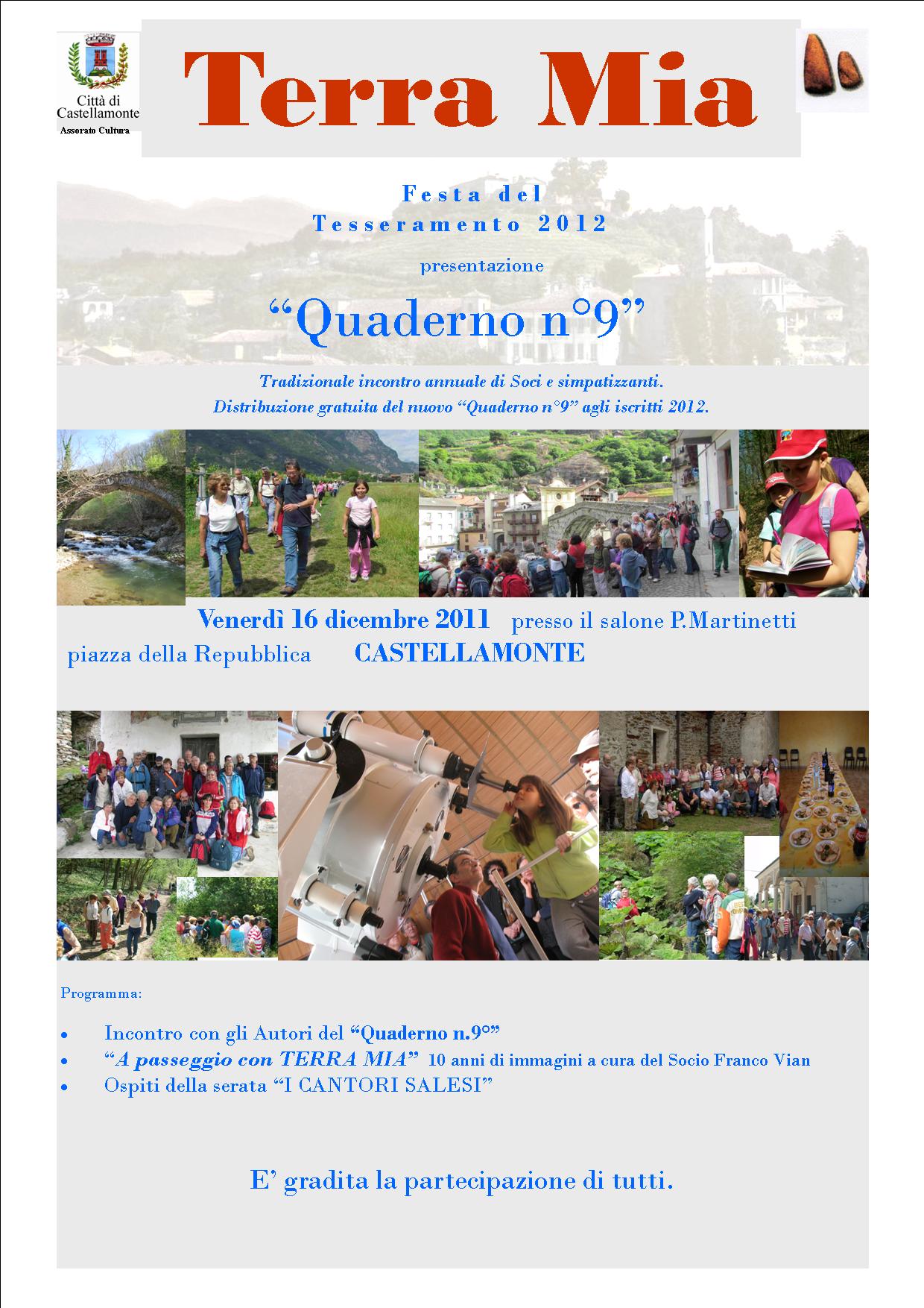 Presentazione Quaderno 9